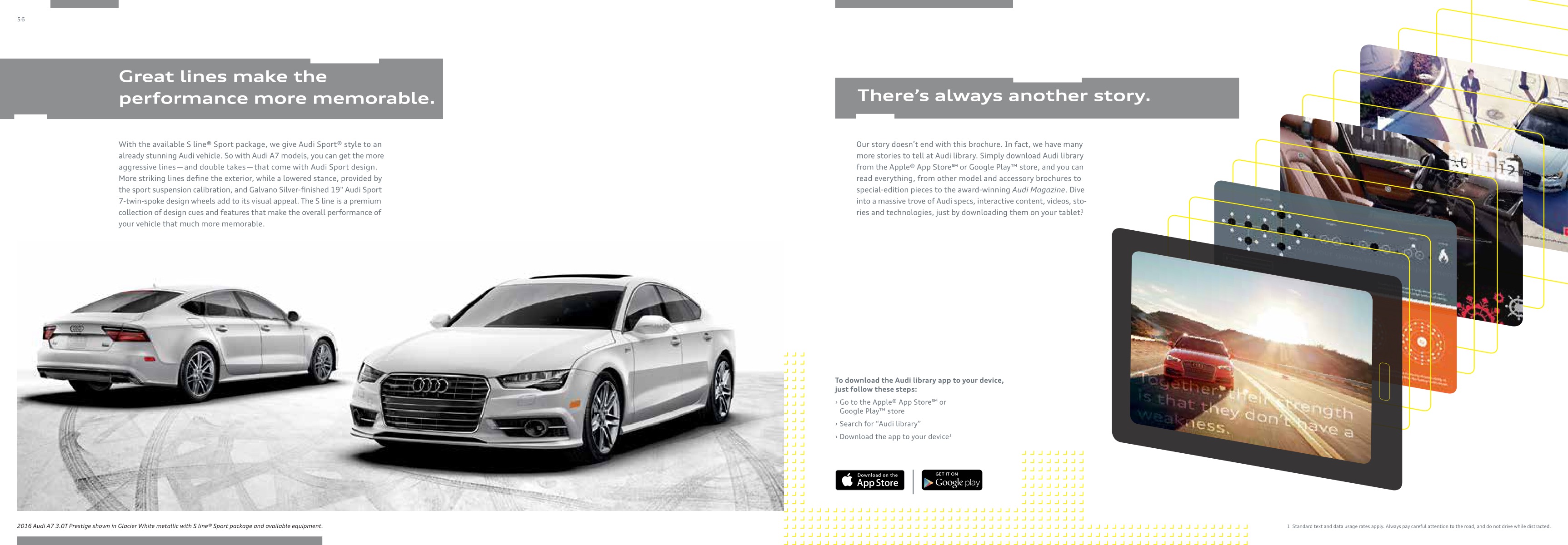 2016 Audi A7 Brochure Page 12